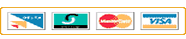 We now accept Visa  &  Master Card