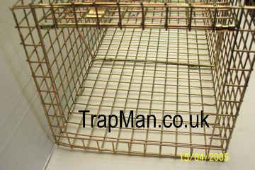 gold pro feral cat trap entrance door